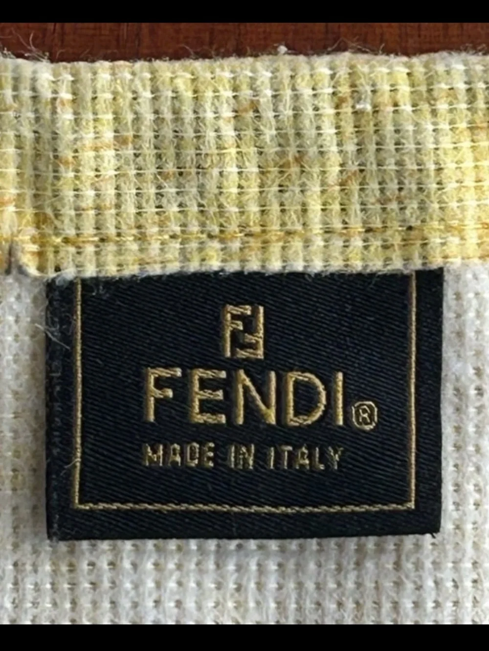 Fendi drawstring dust bag